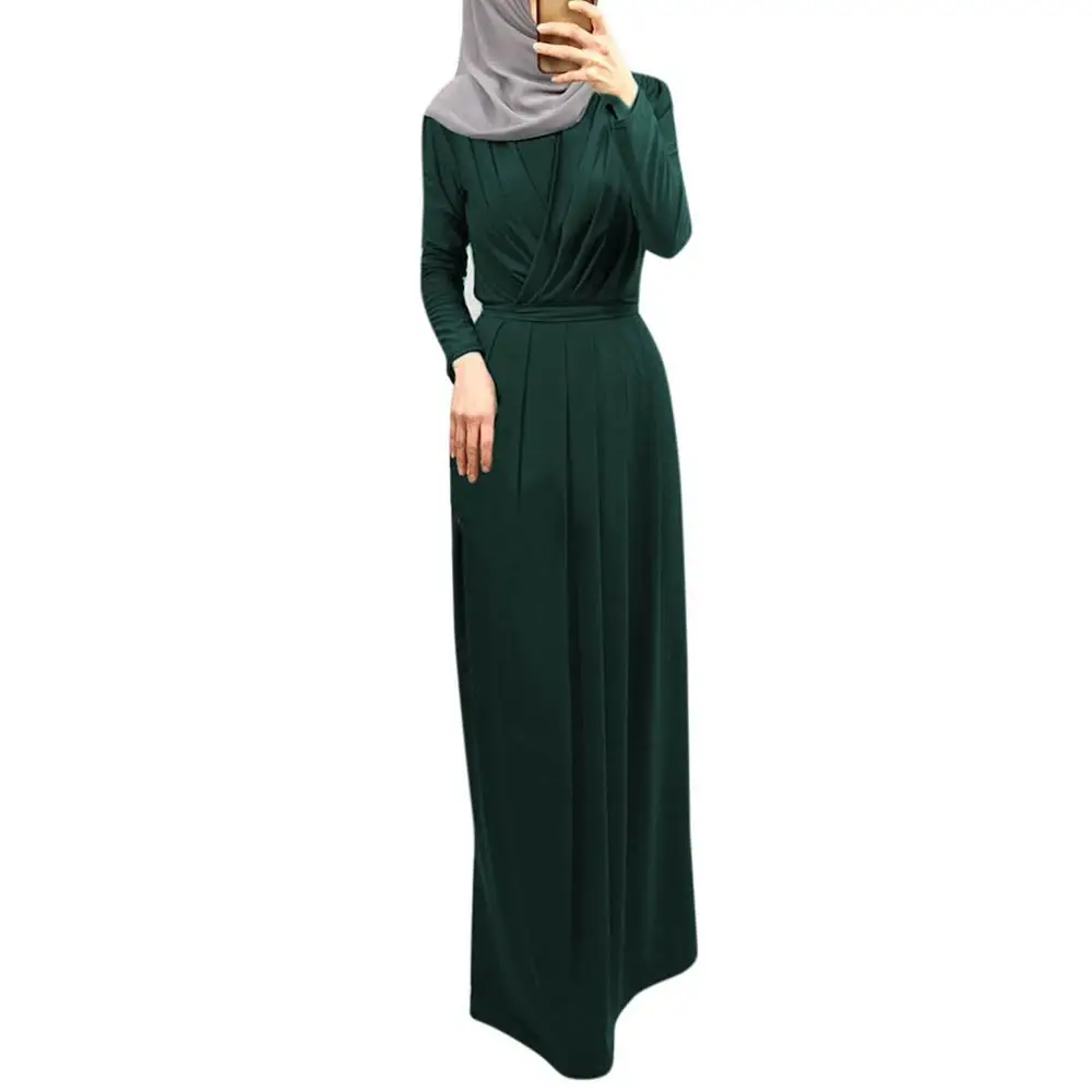 Новое мусульманское платье, мусульманская одежда, хиджаб, женское платье, индийское плиссированное платье с воротником, индийское женское мусульманское платье, Бурка, джилаб, Абая