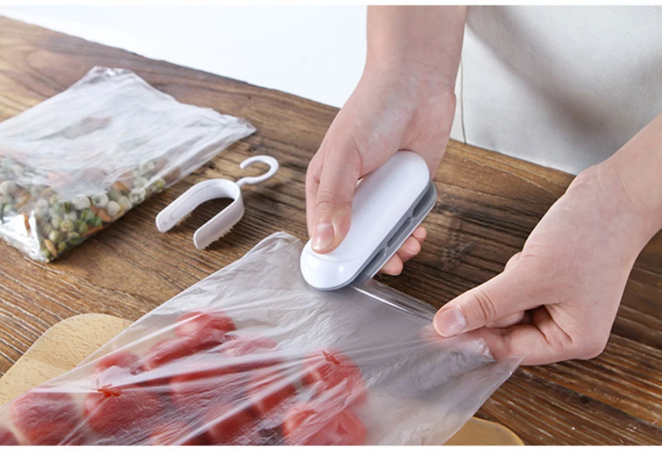 Бытовая техника мини-машина для запечатывания тепла для сумок ручной обогреватель пакет герметизирующие прищепки для кухни упаковочная