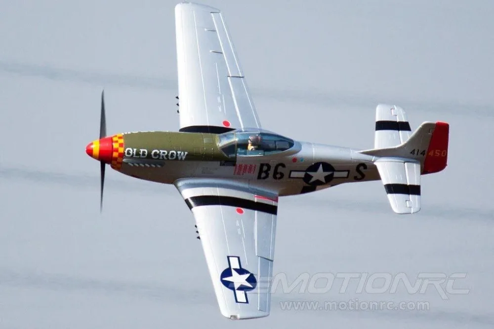 Радиоуправляемый самолет Warbird Freewing P51 2 лезвия старый ворона спортивная версия|plane