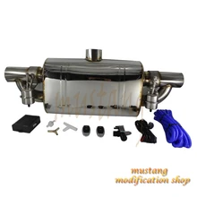 

Various Size Exhaust Muffler with different sounds/Dump Valve Exhaust utout exhaust pipe Remote control valve 2" 2.5" 3