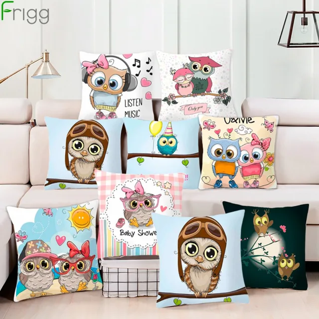 Best Offers Frigg Cartoon Owl Cushion Cover Bed Sofa Decorative Cushion Home Decor Pillow Case Living Room Seat Chair Cushion Pillowcase Best Offers Frigg Cartoon Owl Cushion Cover Bed Sofa Decorative Cushion Home Decor Pillow Case Living Room Seat Chair Cushion Pillowcase