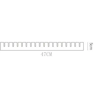 Регулируемый шкаф разделитель ящика хранения Хлопушка ящик с сеткой Разделитель бытовой для нижнего белья бюстгальтер носки Органайзер - Цвет: 5CM X 47CM