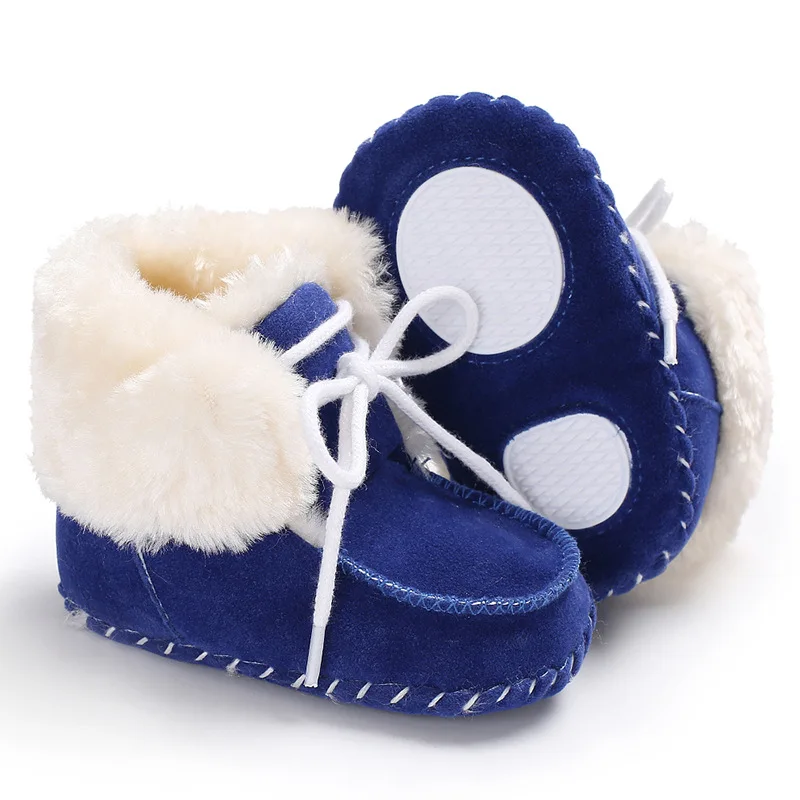 Детская обувь унисекс для мальчиков и девочек; зимние теплые ботинки для новорожденных; классическая обувь для малышей; обувь для первых шагов; TS126