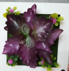 Моделирование 3D растения Страна Стиль стены стикеры Висячие искусственный цветок из пластика рамки для картин магазин Новогоднее украшение подарок - Цвет: 23A