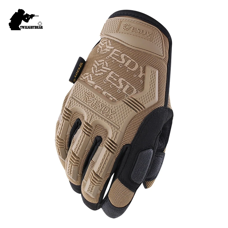Новые тактические перчатки с уплотнением, военные супер волоконные защитные износостойкие перчатки на весь палец, перчатки для альпинизма и верховой езды, AE003