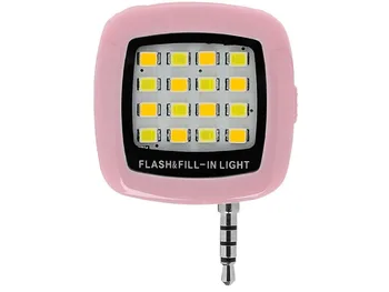 

Pink Mini Spotlight Smartphone LED Flash and Fill-Light For Apple iPhone 6 5 4 a