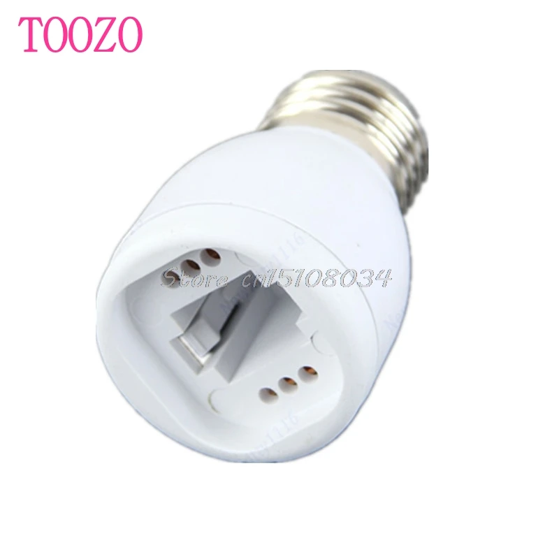 

E27 to G24 Base LED Halogen Light Lamp Bulbs Socket Adapter Converter S08 Drop ship