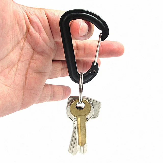 30 Stück S-Karabiner Set - Verschiedene Größen Zinklegierung