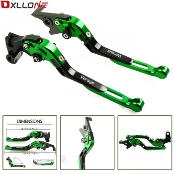 

Motorcycle Accessories Aluminum Adjustable Brake Clutch Levers For KAWASAKI VERSYS 1000 2012 2013 2014 With VERSYS 1000 Logo