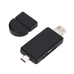 EC2 HIPERDEAL USB Card Reader USB3.1 Тип C OTG SD/Micro SD Card Reader с USB 2,0 и Micro USB разъем Jul3