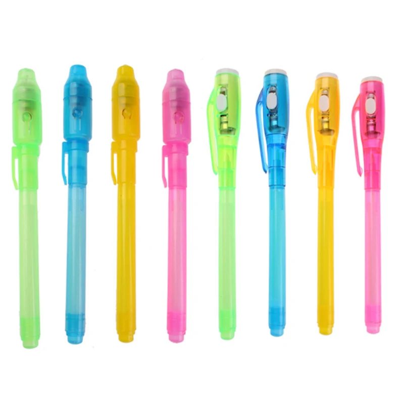 

Creative Magic UV Light Pen With Invisible Ink Funny Marker Pen Kids Students Novelty Item Korean Stationery School Supply