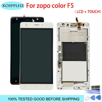 

100% TESTED New Touch Screen LCD Display For ZOPO F5 Digitizer Assembly With Frame Replacement Parts+Disassemble Tools