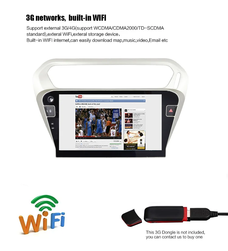Perfect Roadlover Android 8.1 Car Multimedia Radio For Citroen C-Elysee 2014 Peugeot 301 2014 Stereo GPS Navigation Magnitol Din NO DVD 18