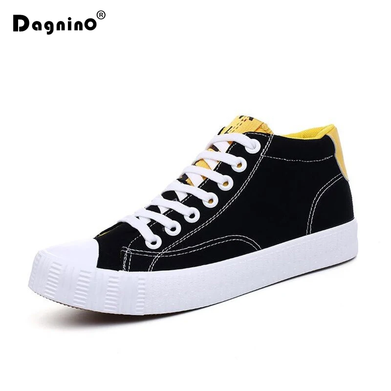 Download DAGNINO Hot Sale High Top Canvas Shoes Men's Fashion ...