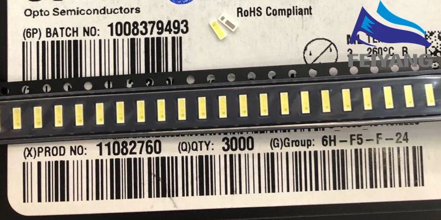 

200pcs OSRAM SYNIOS E4014 LED Backlight Middle Power LED 0.5W 3V 4014 Cool white LCD Backlight for TV TV Application