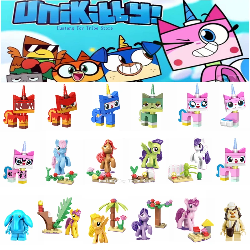 

Legoing Friends Figures Building Blocks Unikitty and Little Pony Pretty Soldier Sailor Moon Cartoon Movie Legoings Princess Girl