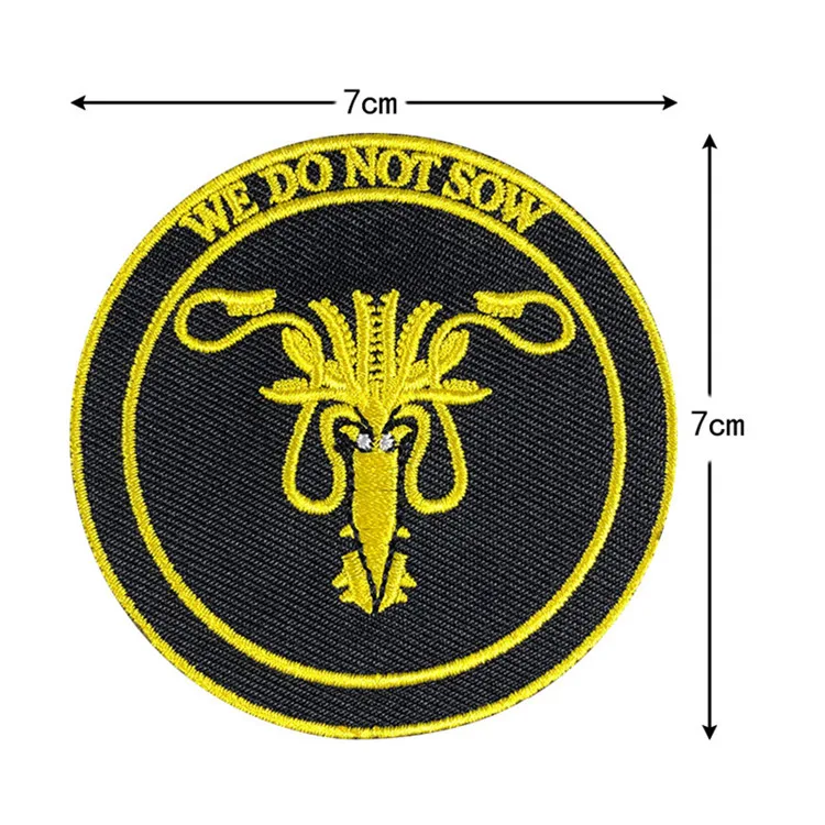 Красный дом символ Игра престолов патч огонь крови Грейджой Таргариен драконы Талли Старк диревульф Ланнистер нашивки значки