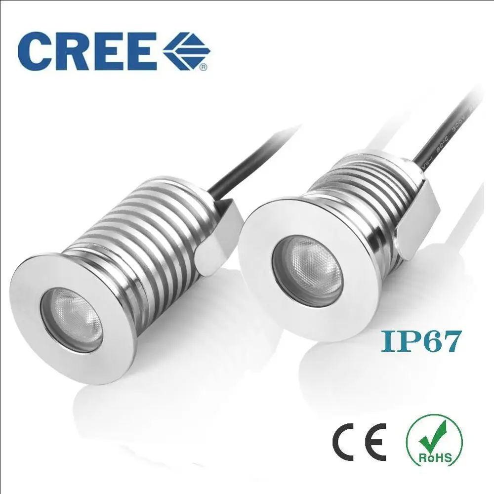 Низковольтный светодиодный светильник 12 в 24 В IP67 3 Вт водонепроницаемый