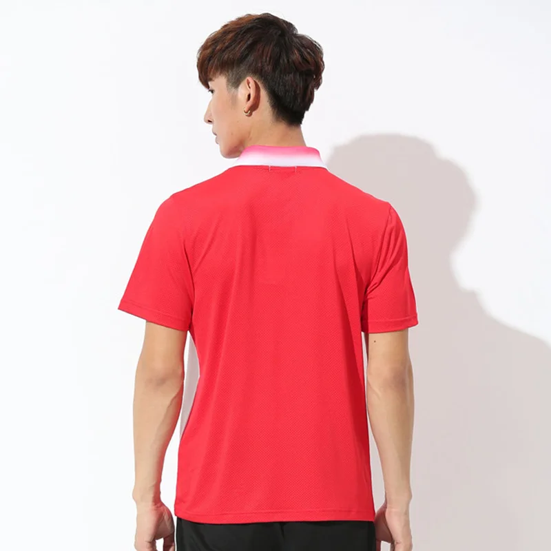 Nuevos hombres bádminton, de manga corta verano bádminton, secado rápido, de manga corta, tenis, camisetas, envío libre Nuevos hombres bádminton, de manga corta verano bádminton, secado rápido, de manga corta, tenis, camisetas, envío libre