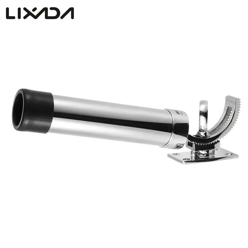 

Adjustable Removable stainless steel 316 fishing rods holder clamp on Rail Mount for Fishing Rod Pole Holder Bracket Support