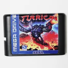 Мега turrican игры Картридж 16 бит карточная игра для megadrive/Genesis система Drop