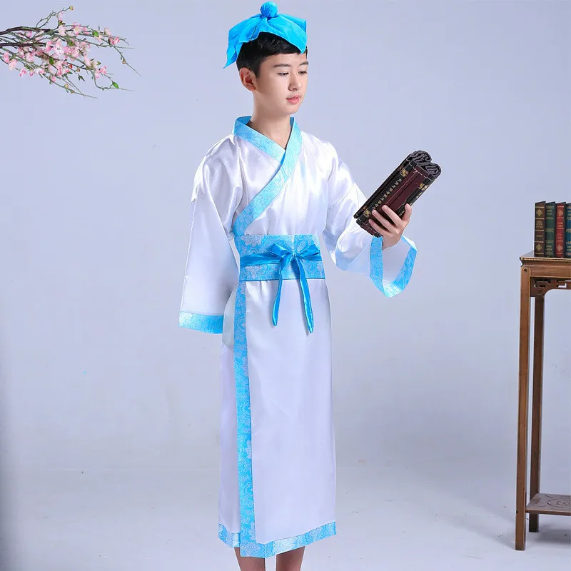 Осенние детские костюмы Hanfu трех персонажей комплект детской школьной формы