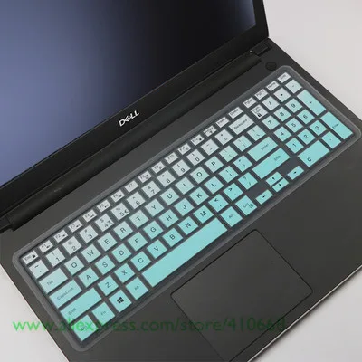 15,6 17,3 дюймов Обложка клавиатуры для ноутбука для Dell Inspiron 15 5000 серии 5570 7559 3552 5555 7567 7577 5570 5770 5755 5759 - Цвет: Gradualskyblue