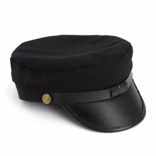 Восьмиугольная кепка для яхты, шляпа Сейлор шкипера, костюм для вечеринки, полицейская Кепка шерифа