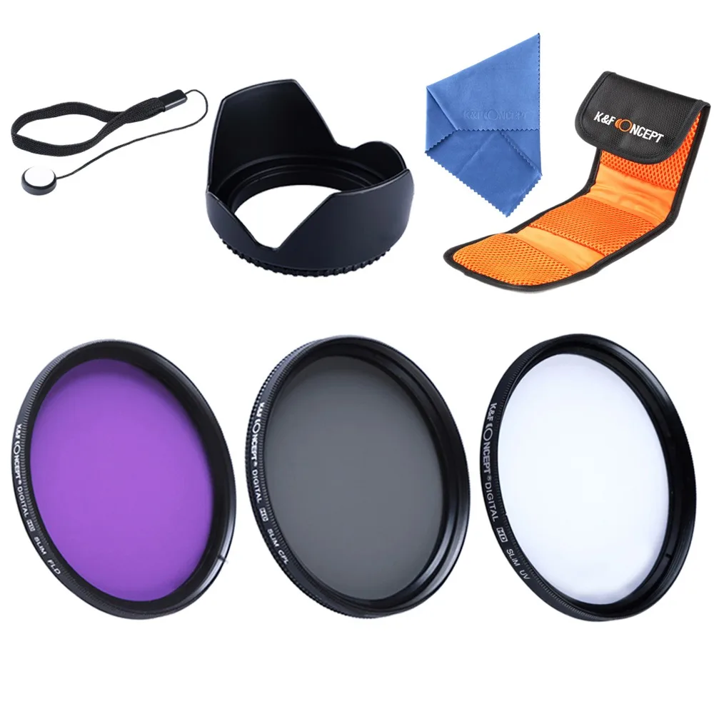 Opteka Color, UV, CPL, FLD Filter Kit With Tripod, Case, And 12-in-1