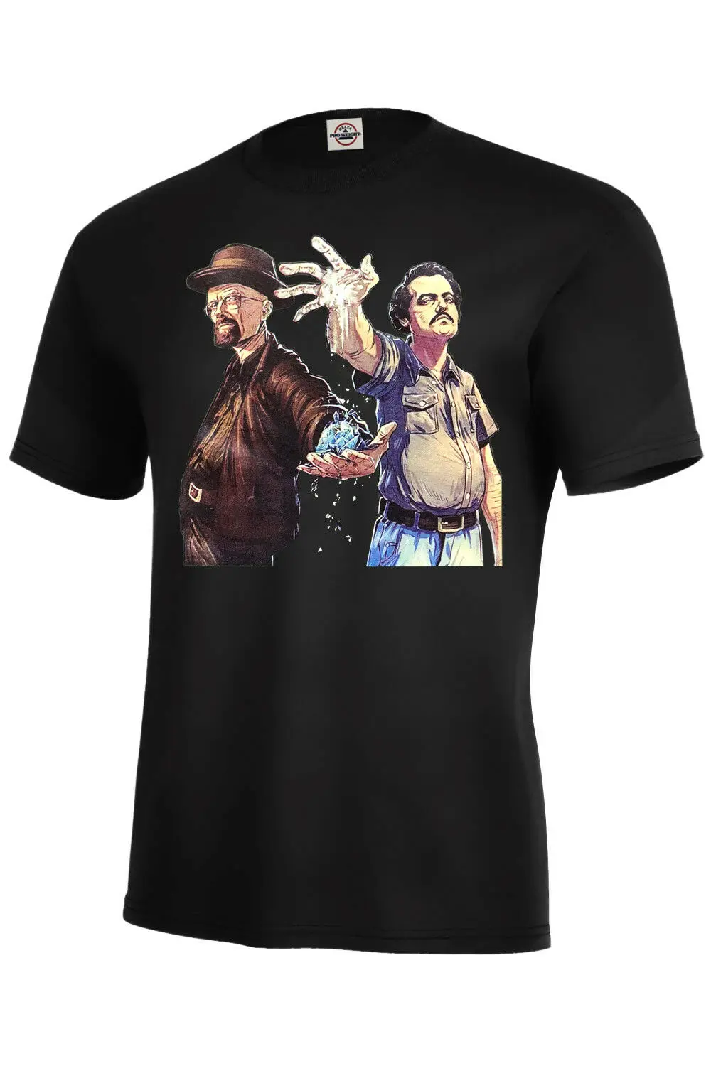 

2019 Fashion Heisenberg Breaking Bad & Pablo Escobar T Shirt Gangster Narcos Cartels S-5Xl Unisex Tee