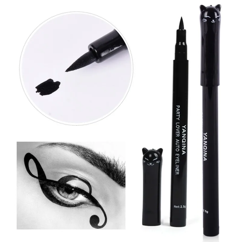 Wholesale 2016 Cat Style Black Eyeliner Liquid Waterproof LongLasting