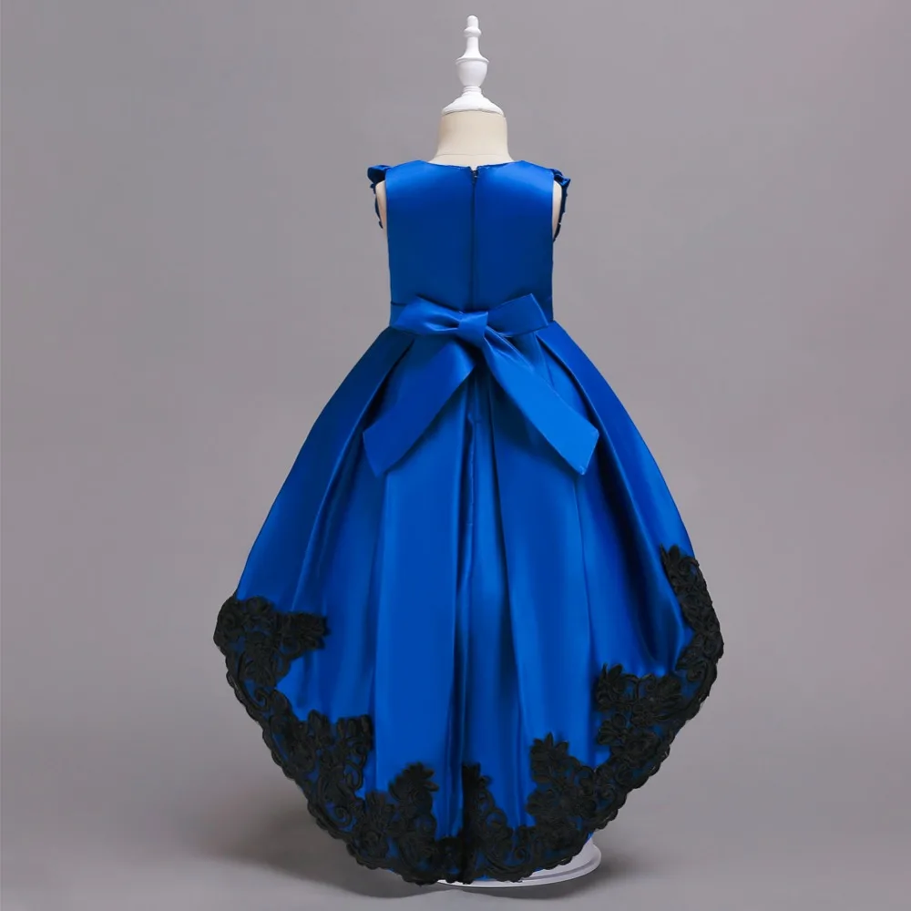 JaneyGao/Платья с цветочным узором для девочек для свадебной вечеринки, элегантные платья для первого причастия для маленьких девочек