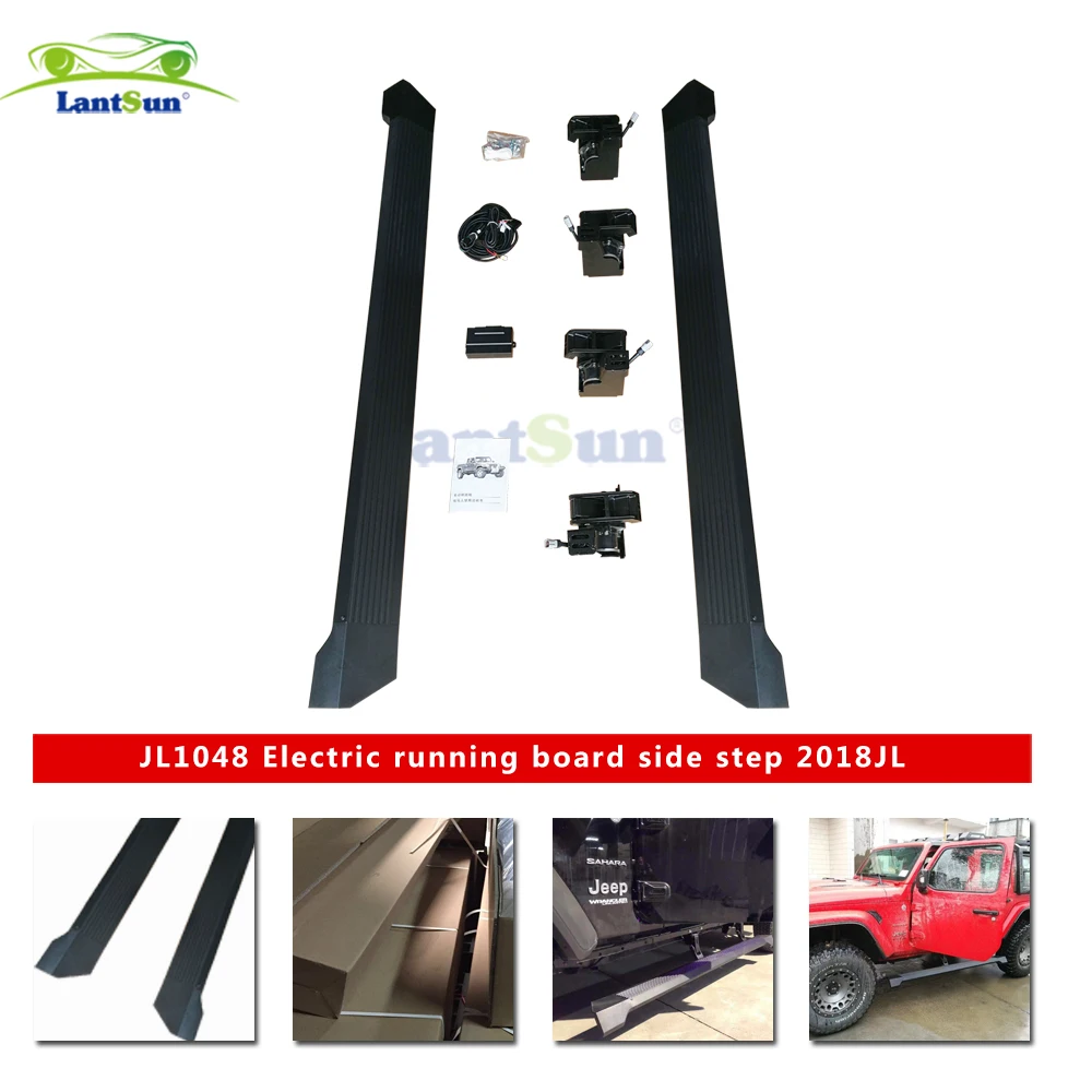 JL1048 электрическая педаль для jeep JL Wrangler 2018 + 4 двери езды на велосипеде авто продукт