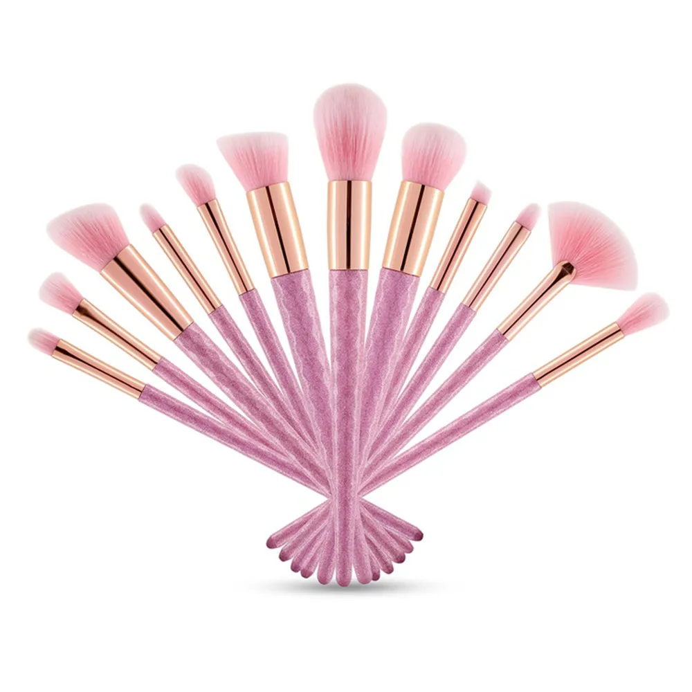 OutTop Hot Sale 12PCS/SET Professional Brushes Multicolor Eyeshadow Foundation Dust Cosmetic Makeup Brush Set Plastic Apr3 | Красота и