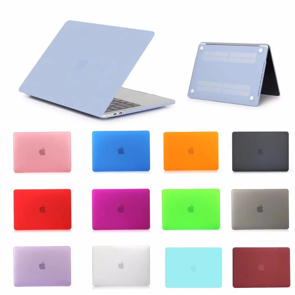 Чехол для Macbook Air Pro Retina 11 12 13 15 дюймов прозрачный матовый чехол 3 4 | Компьютеры и