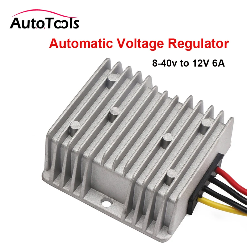 

Universal Automatic Car Power Voltage Stabilizer Regulator 72W DC 8V~40V To 12V Auto car Converter kit