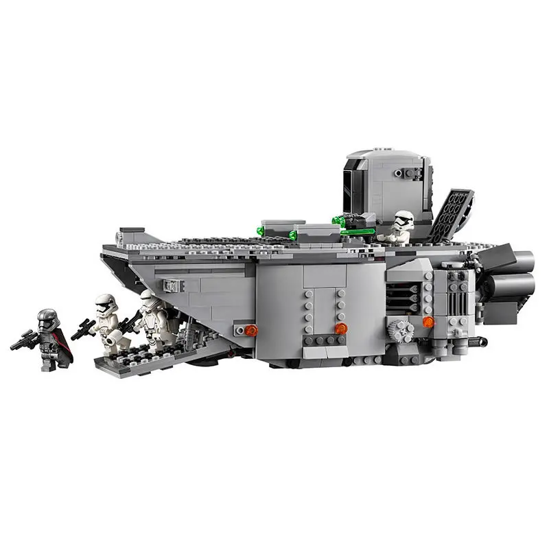 Star Wars First Order Transporter Model Building Blocks Bricks Toys Compatible With LegoINGly Starwars 75103 Children Model