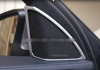 

Chrome Front Triangle Speaker Cover Trim 2pcs For Benz C-Class W205 2014 2015
