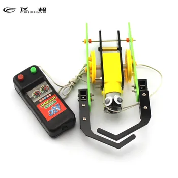 

DIY Model Children Science Experiment Toys Wired Remote Telecontrol Robot Reptile Electrical Model Invention Kids Scientific