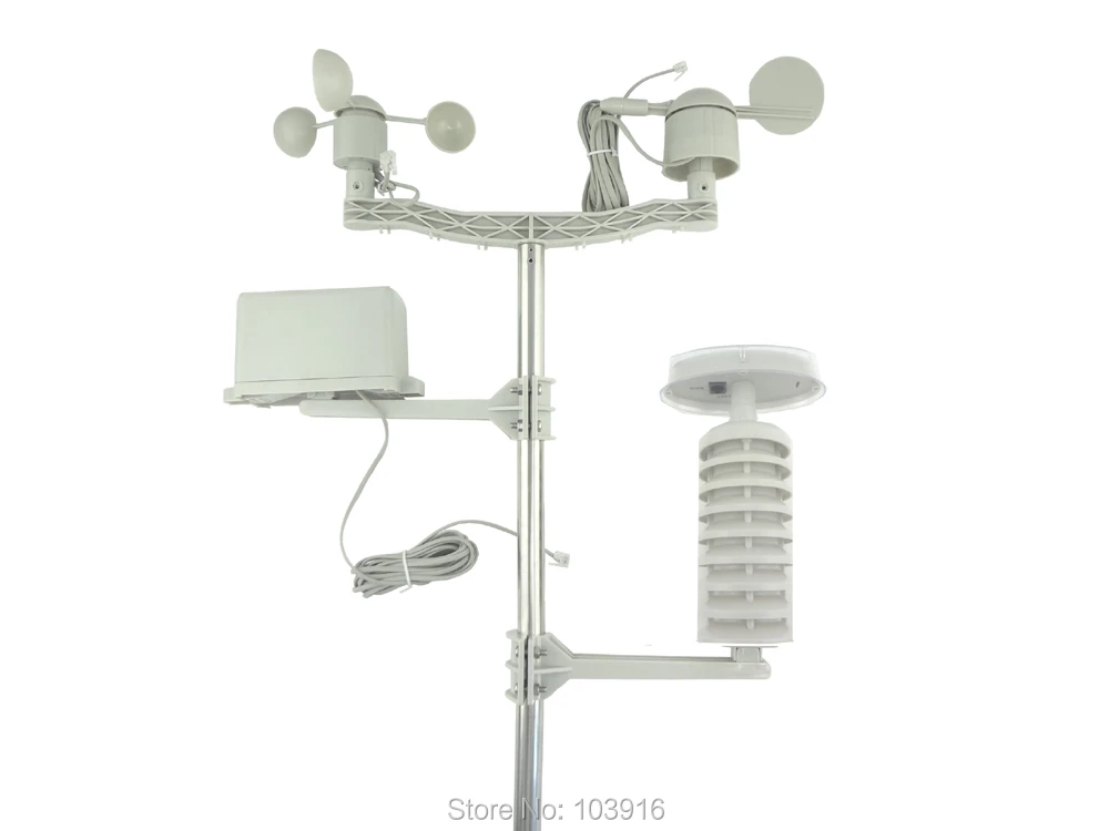  Pro Wireless Weather Station w/ PC interface Touch Panel w/ Solar sensor