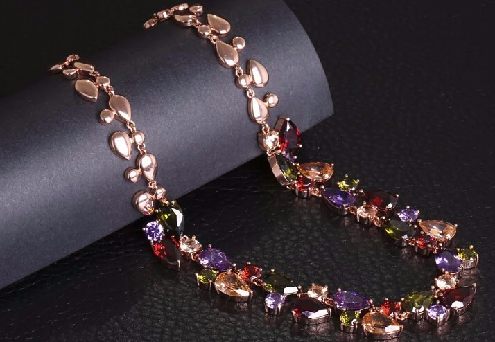 

Jewelry Sets stud earrings and luxury Necklace jewelry set luxury wedding set