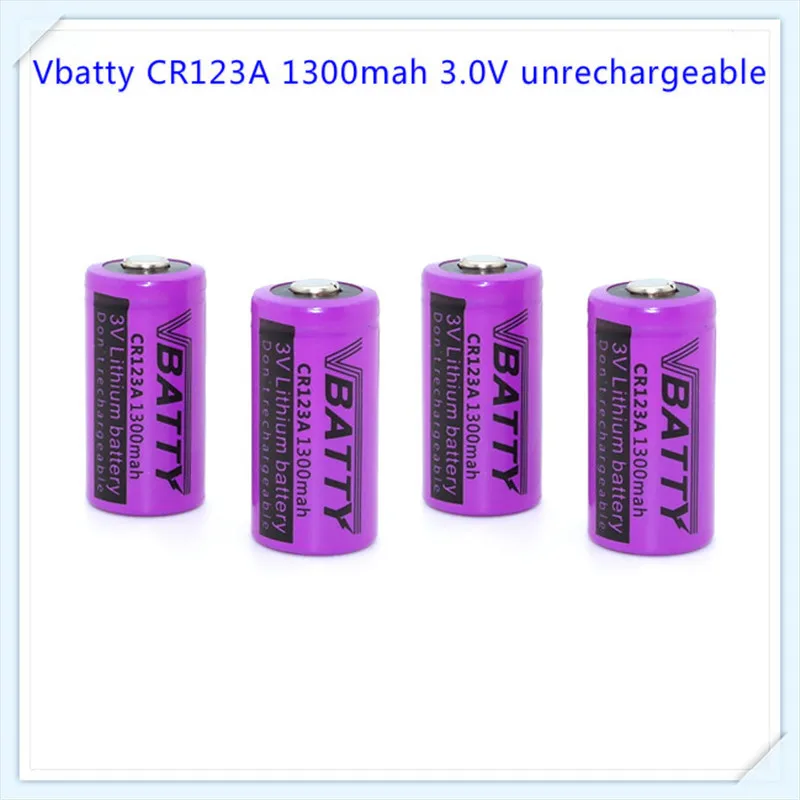 Для фонарика/батареи камеры Бесплатная доставка Vbatty 1300mAh 3 0 V неперезаряжаемая