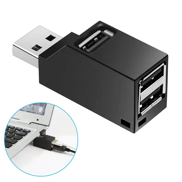 Best Offers Tmddotda Mini USB Hub 2.0 Black High Speed 3 Ports USB 2.0 Splitter Switch For Computer Laptop Accessories Best Offers Tmddotda Mini USB Hub 2.0 Black High Speed 3 Ports USB 2.0 Splitter Switch For Computer Laptop Accessories