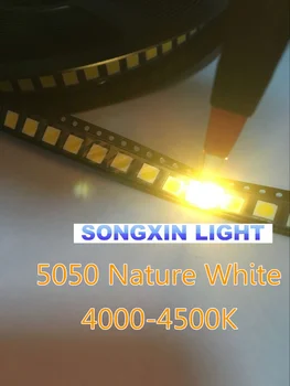 

1000pcs/lot Light Emitting Diode Nature White 12-14lm SMD 5050 LED Chip XIASONGXIN LIGHT NW Nature White 4000-4500k 3.0-3,4v
