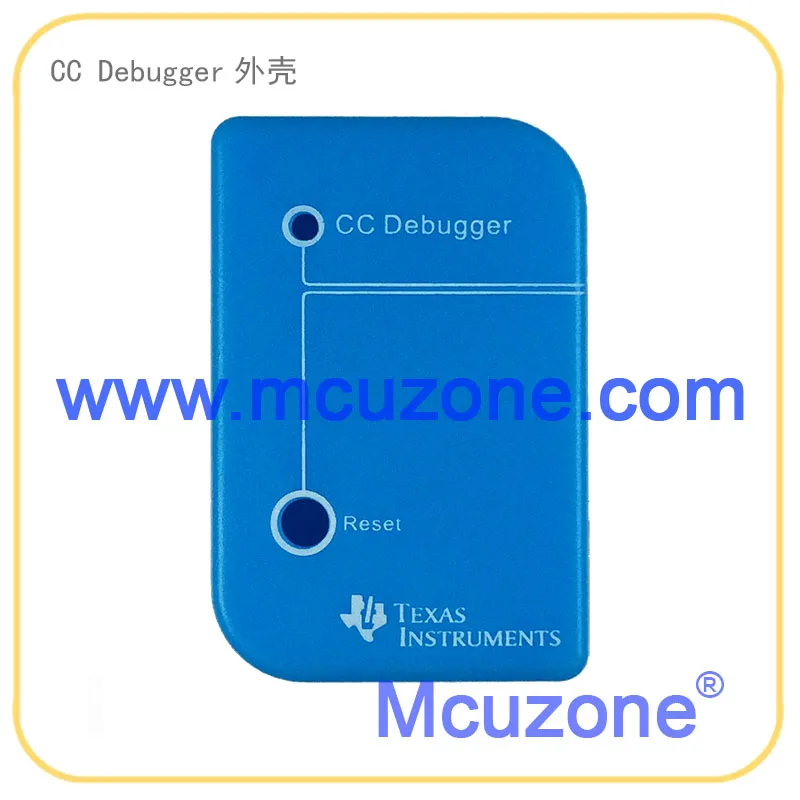 

cc debugger emulator shell casing blue usb jtag
