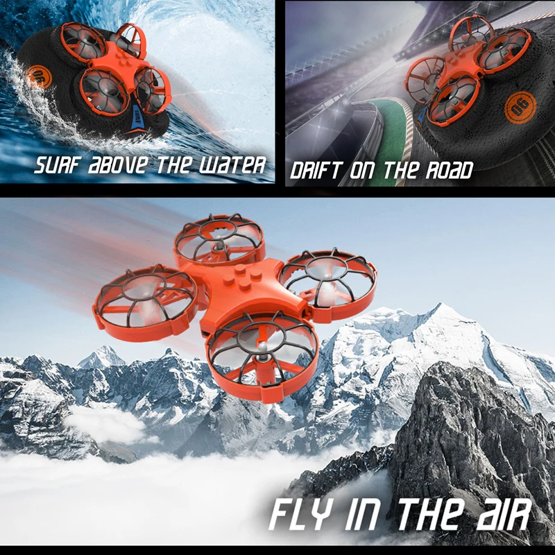 Billige Eachine E016F 3 in 1 EPP Fliegen Luft Boot Land Fahren Modus Abnehmbare One Key Return RC Quadcopter RTF