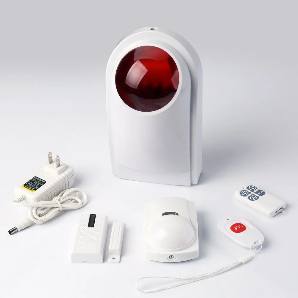 

LCD Wireless GSM Autodial SMS Home House Office Security Burglar Intruder Alarm System LCC77