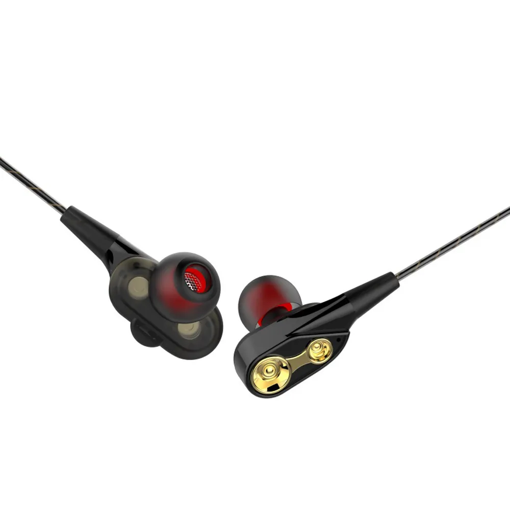 HIPERDEAL HIFI In-Ear Super Bass стереонаушники наушники-вкладишы Dourl Спортивная гарнитура с микрофоном Двухъядерный Стерео HIFI Звук Музыкальная