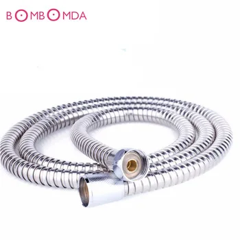 Enema tube Fitting 1.5m Stainless Steel Water Supply Hose Pipe 2 Plug for Faucets Anal Sex Toy Cleaning Kit Shower For Woman O35