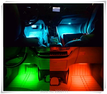 

Color LED car interior decoration atmosphere lights for Ford Cadillac srx cts ats escalade sts dts bls